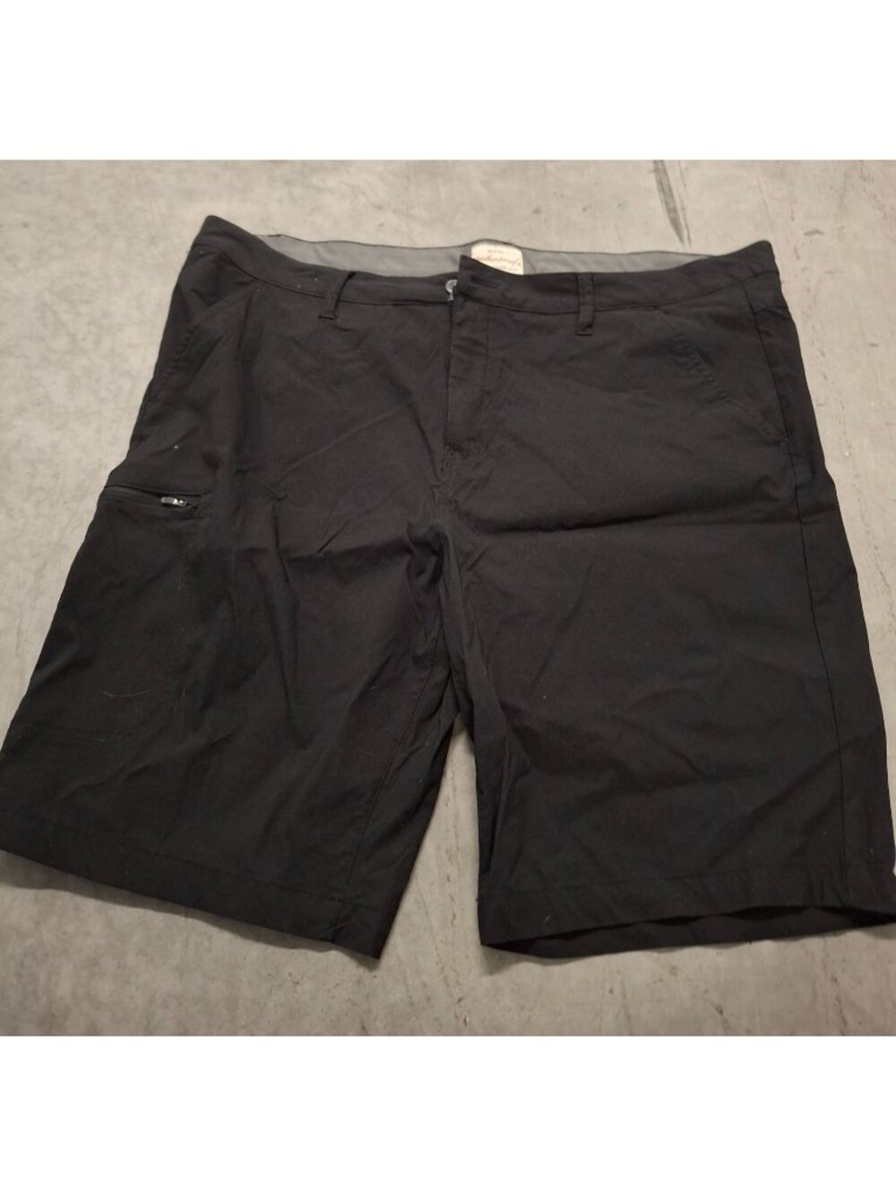 Weatherproof Vintage Mens Trail Shorts W40 Nylon/Spandex Blend Black Golf